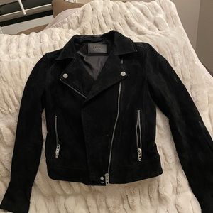 Blank NYC suede jacket / black - small.
